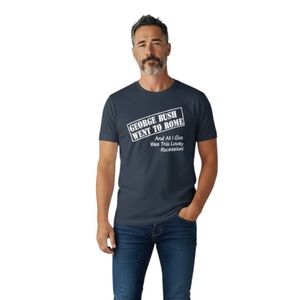 Vintage 1990 George Bush Tour Political Single Stitch Tee